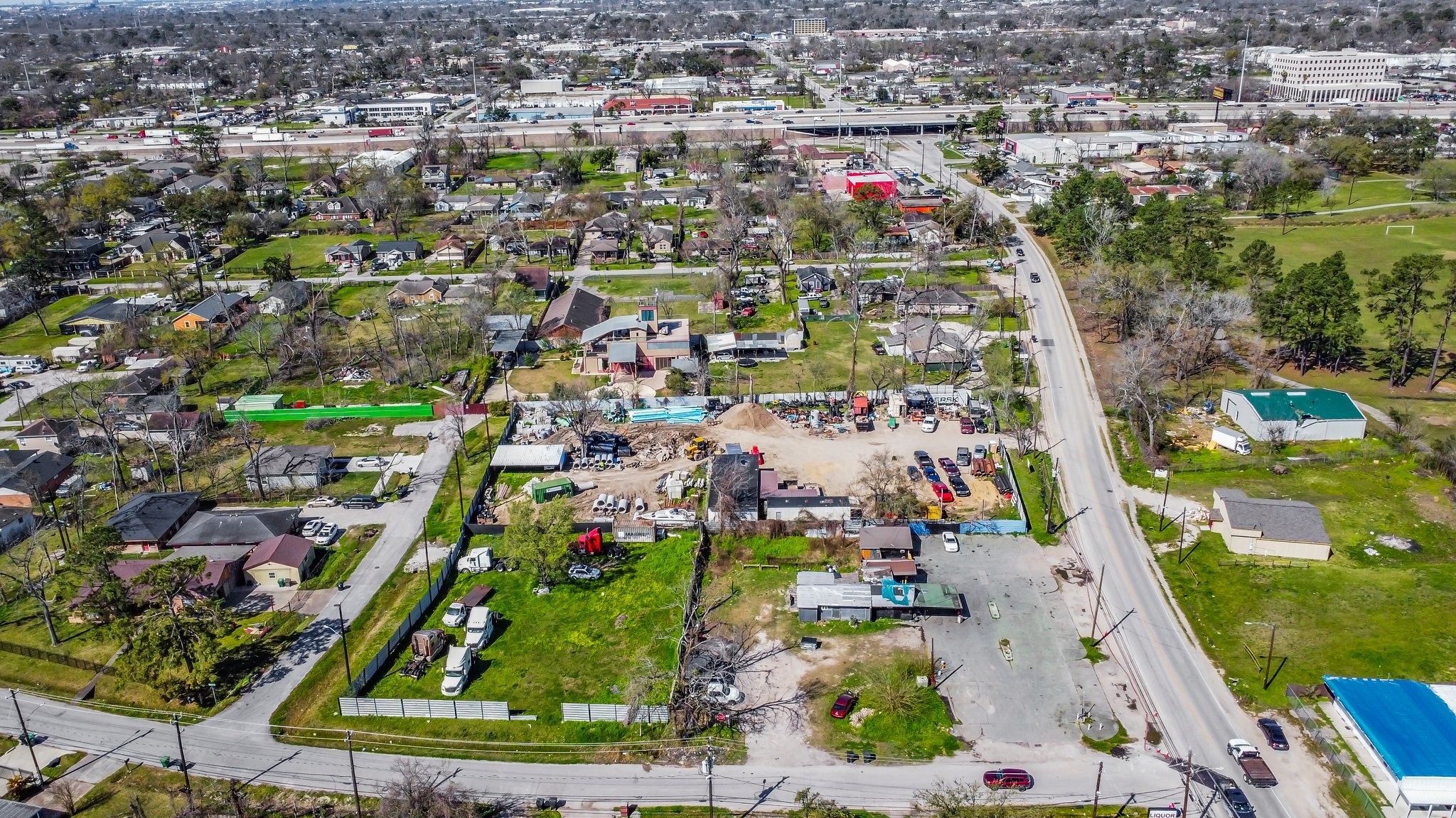 4106 Laura Koppe Road Houston, TX 77093 - Photo 9 of 17 an aerial view of residential houses with outdoor space and trees