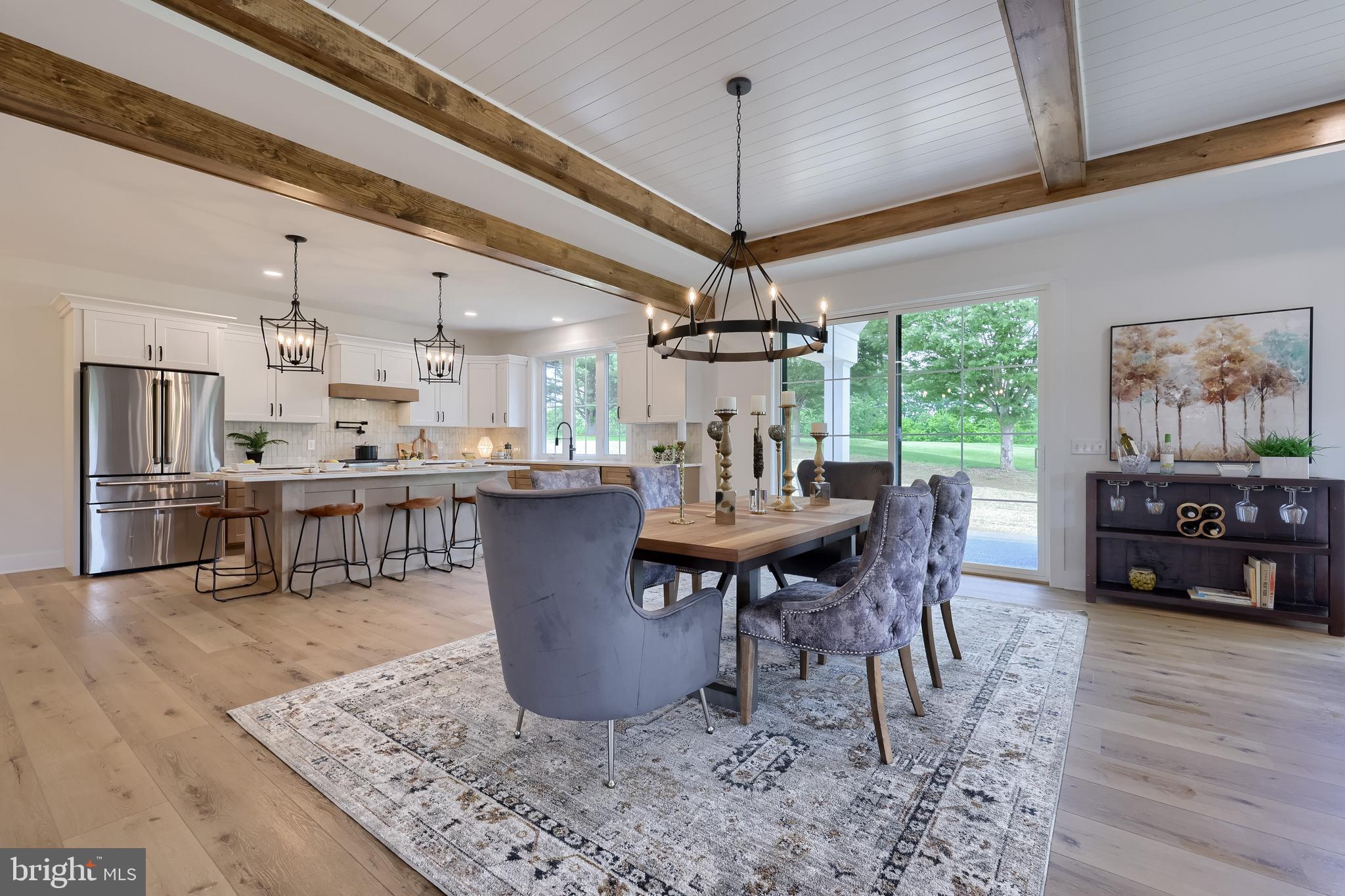 136 Stillcreek Road Millersville, PA 17551 - Photo 49 of 72 a view of a dining room with furniture window and wooden floor