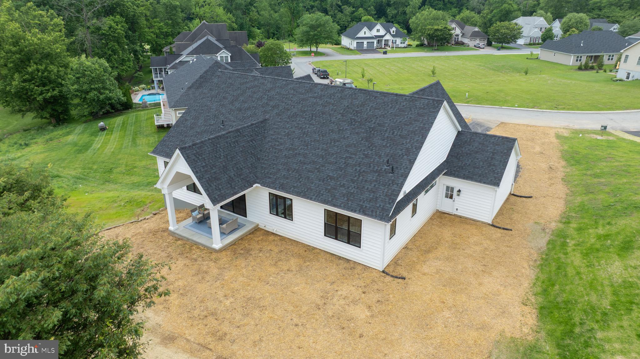 136 Stillcreek Road Millersville, PA 17551 - Photo 62 of 72 an aerial view of a house with a yard and lake view