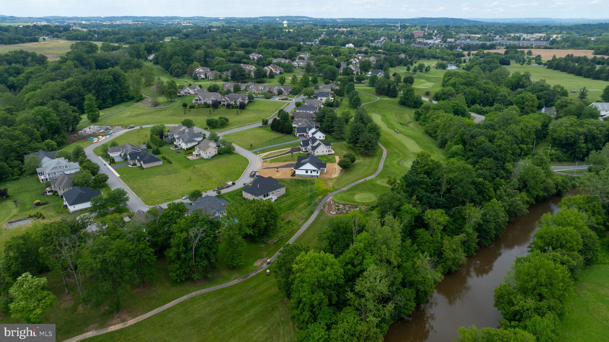 136 Stillcreek Road Millersville, PA 17551 - Photo 72 of 72 an aerial view of green landscape with trees houses and mountain view