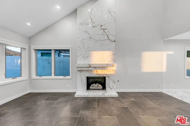 a view of a room that has a window