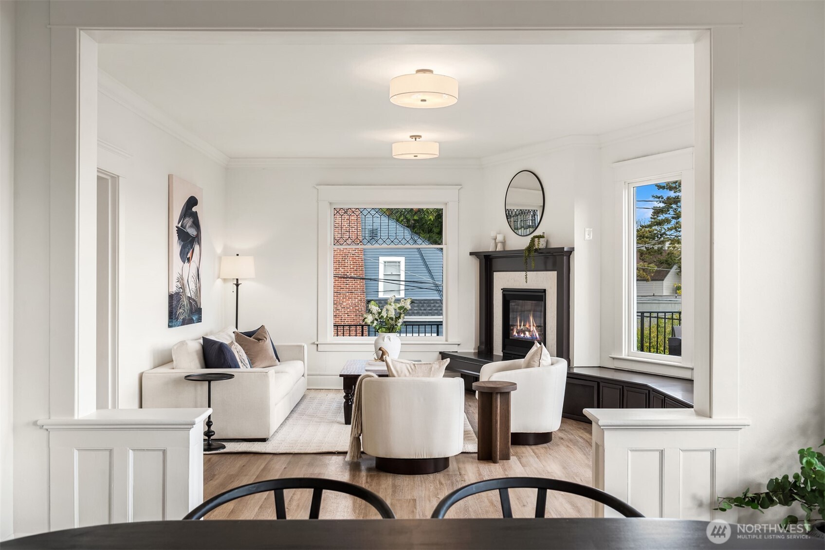 3807 East Jefferson Street Seattle, WA 98122 - Photo 21 of 39 a living room with fireplace furniture and a window
