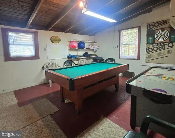 a room with furniture and window