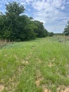 a view of a lake with a yard