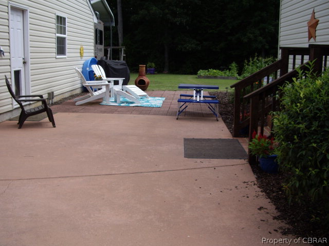 733 Dragon Road Church View, VA 23032 - Photo 21 of 23 REAR PATIO