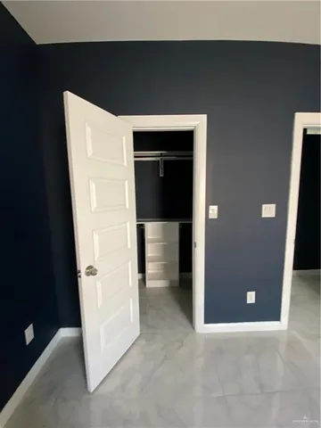 an entryway in a room