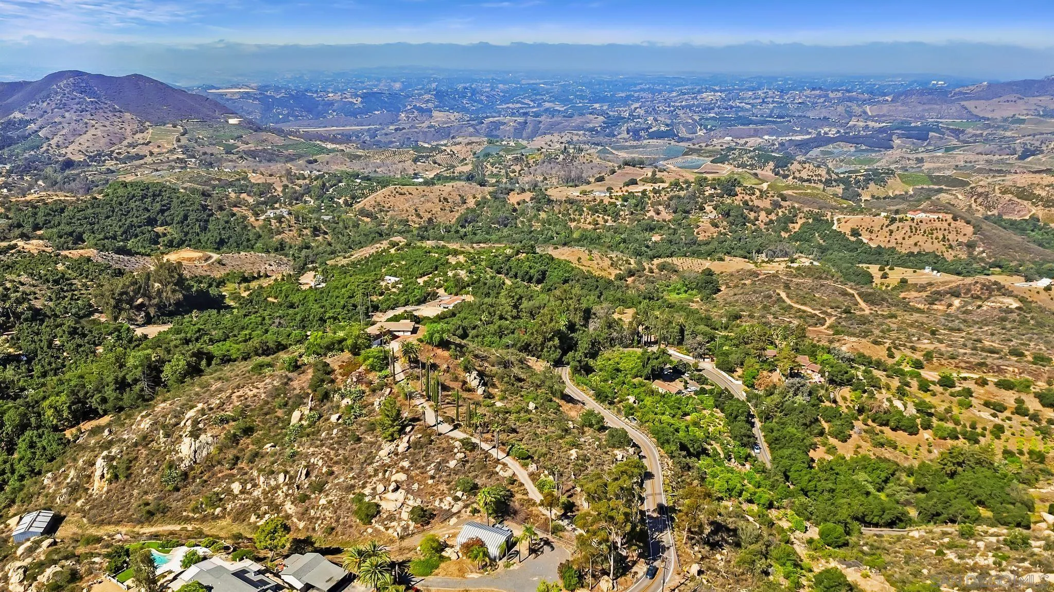 6133 Rainbow Heights Road Fallbrook, CA 92028 - Photo 3 of 55 a view of city and mountain