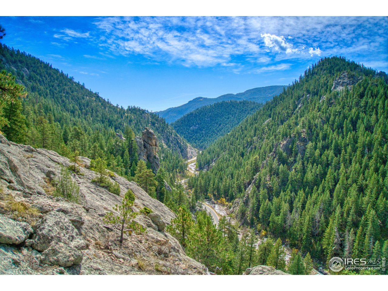 10697 County Road 43 Drake, CO 80515 - Photo 34 of 34 a view of a city with lush green forest