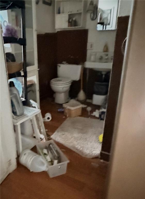 249 Freeport Road New Kensington, PA 15068 - Photo 8 of 11 a bathroom with a toilet mirror and sink