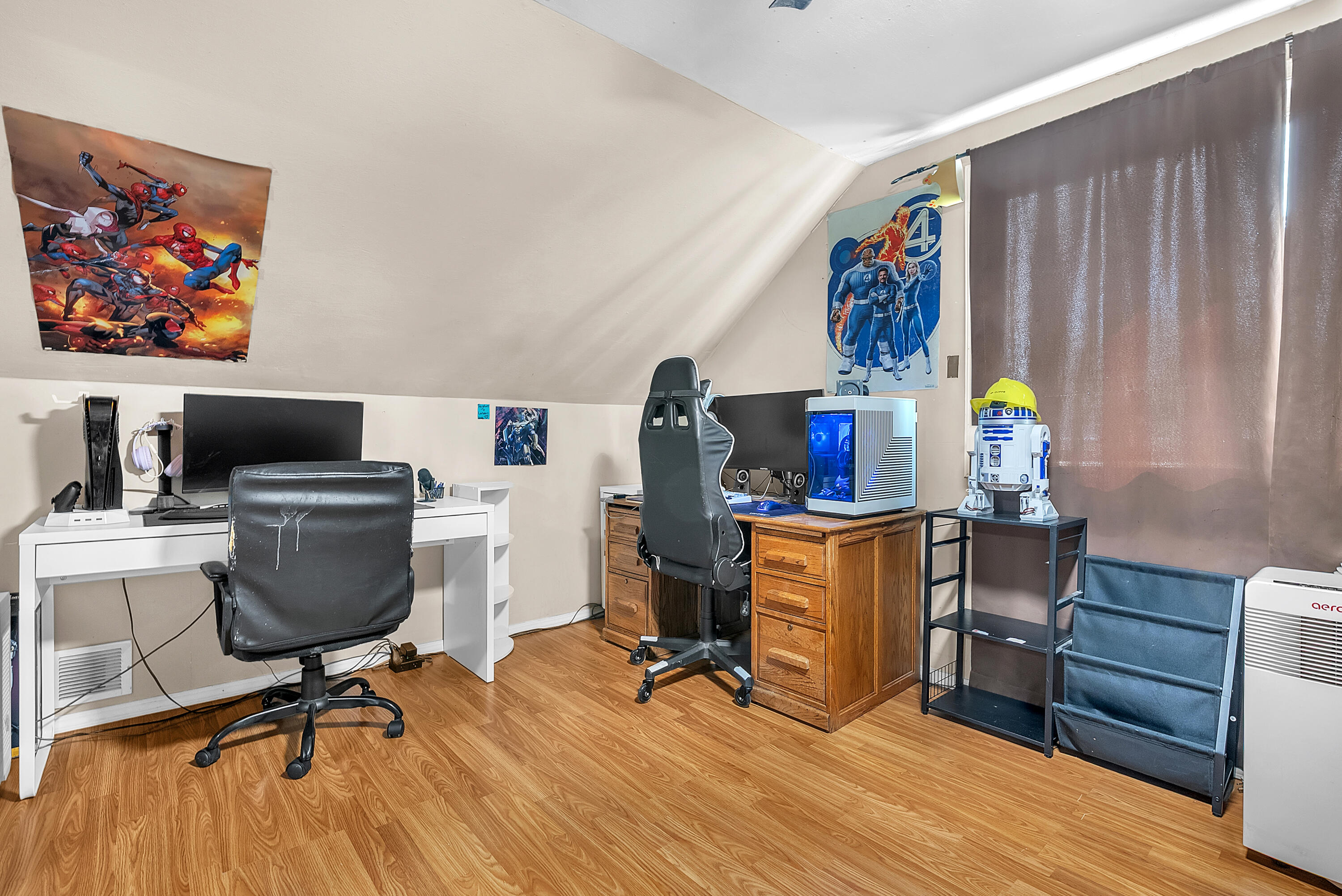 719 Capitol Road Valparaiso, IN 46385 - Photo 14 of 37 a view of a workspace with furniture and a window