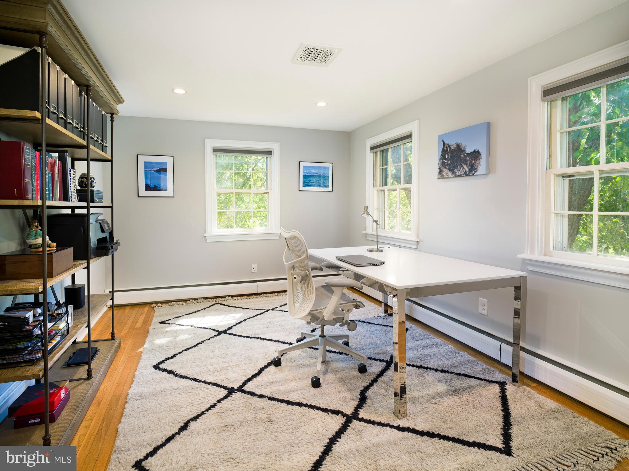 813 Hunt Road Newtown Square, PA 19073 - Photo 35 of 49 a view of a workspace with furniture and a window