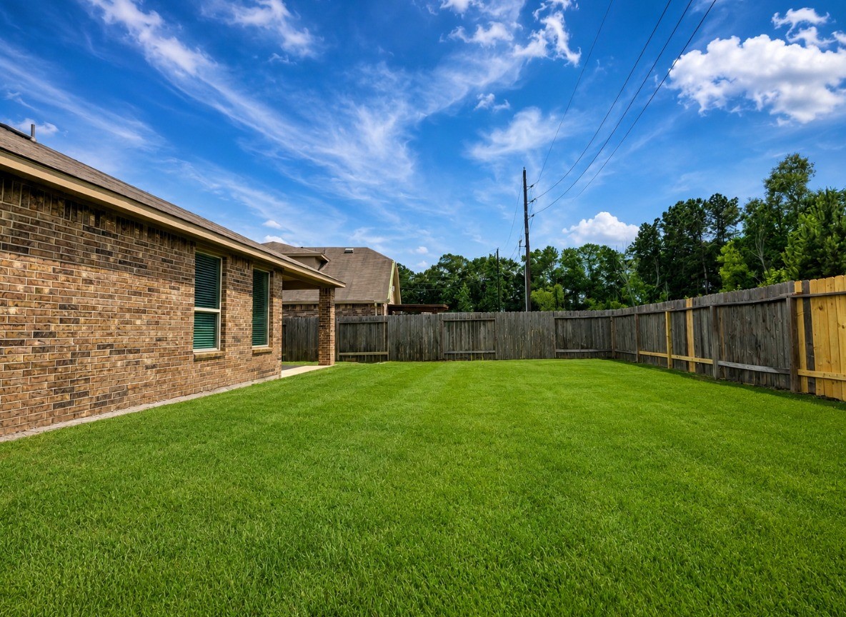 24315 Ravenna Landing Loop Spring, TX 77389 - Photo 35 of 37 a view of a backyard with plants and large trees