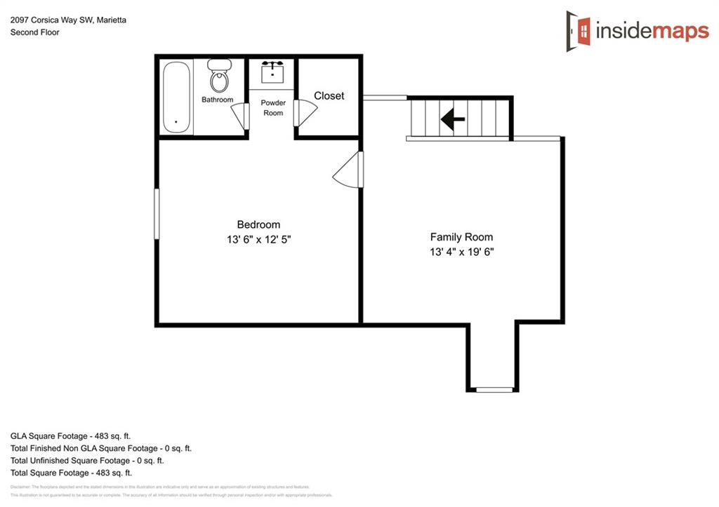 2097 Corsica Way Southwest Marietta, GA 30008 - Photo 25 of 25 a picture of a floor plan