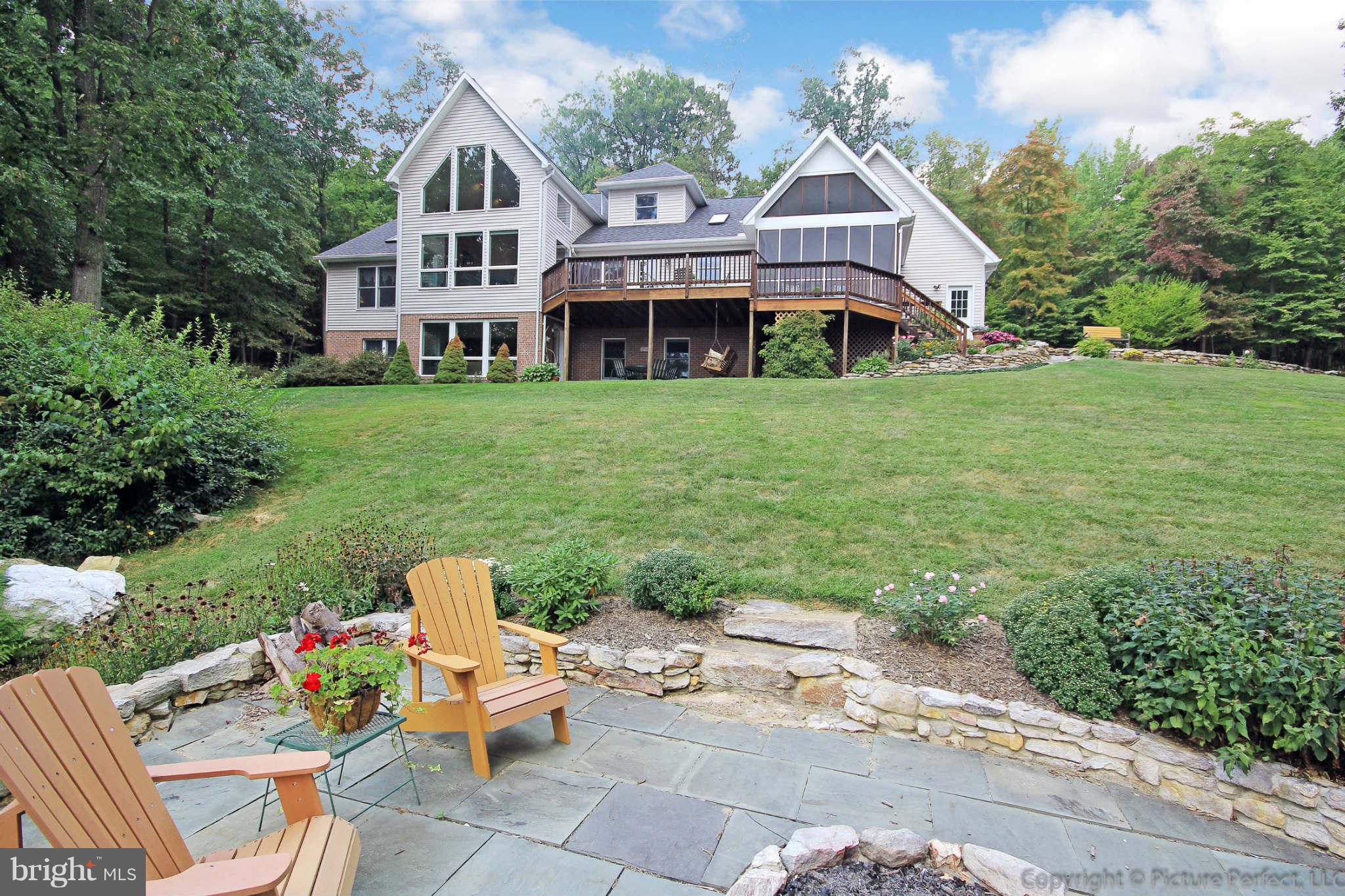 From the Main Fire Pit to House