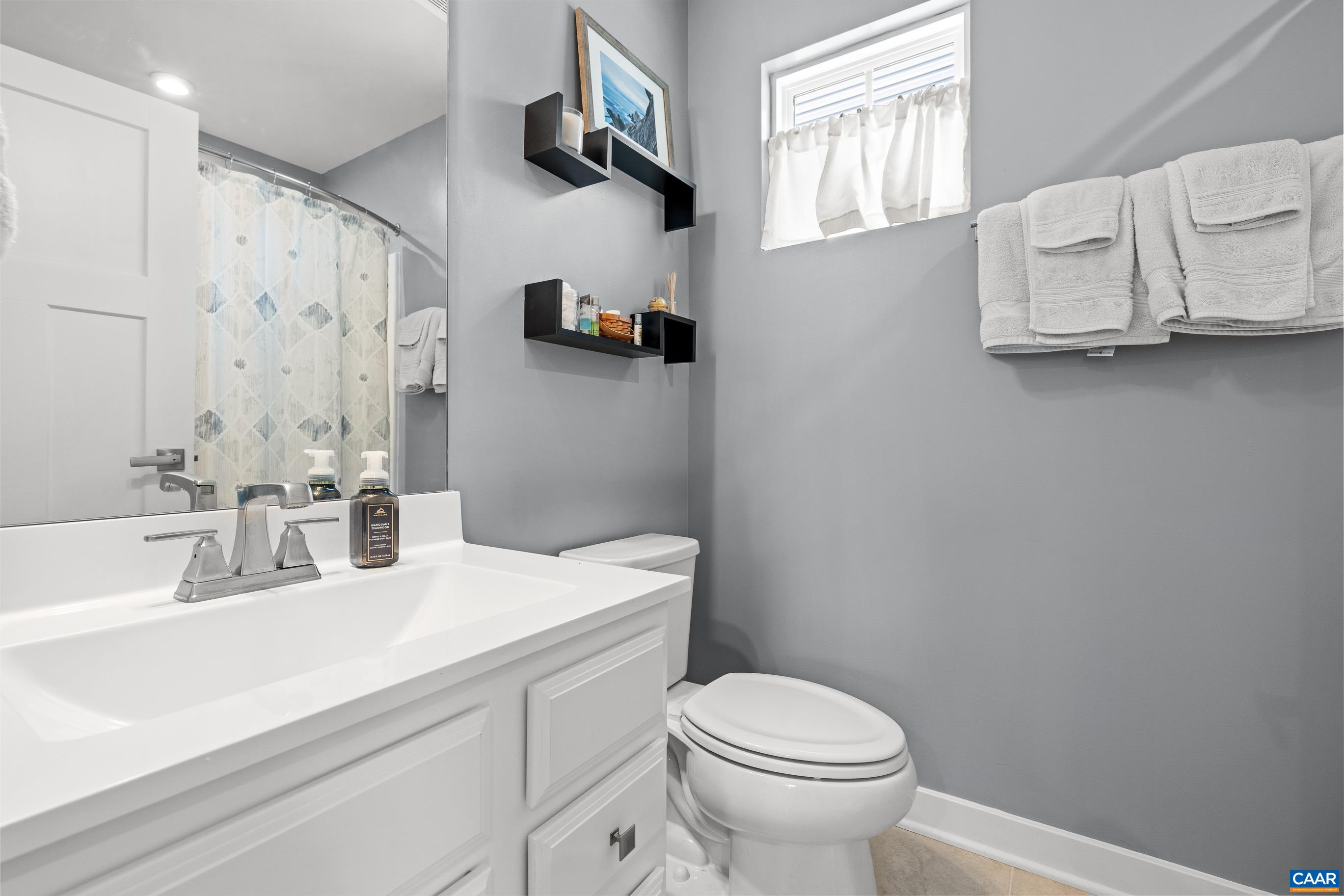 4286 Sunset Drive Charlottesville, VA 22911 - Photo 29 of 43 a bathroom with a sink a toilet and a mirror