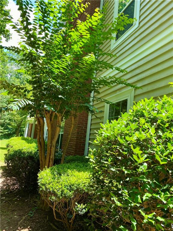 1428 Orchard Park Drive Stone Mountain, GA 30083 - Photo 3 of 19 a backyard of a house with lots of green space