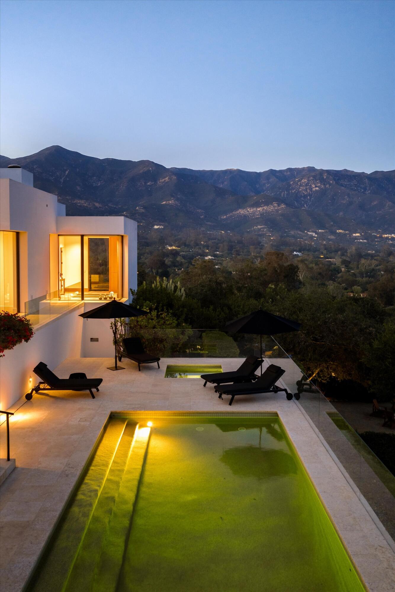 356 Woodley Road Montecito, CA 93108 - Photo 47 of 68 50-POOL NIGHT 356 Woodley Rd - 50