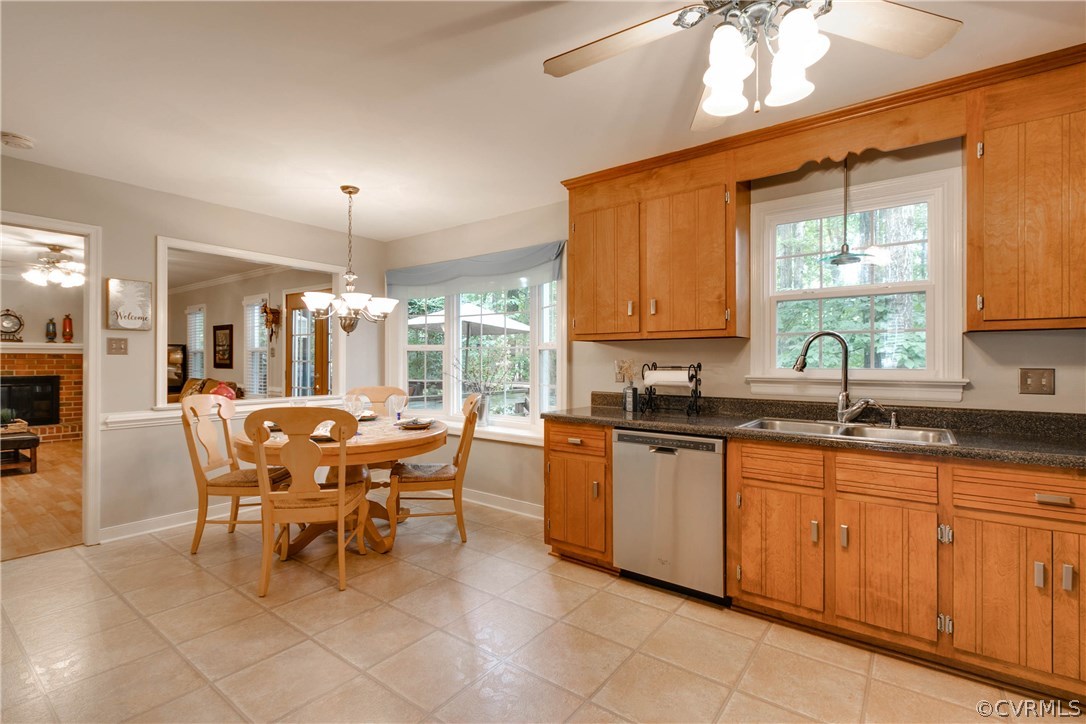 5302 Chestnut Bluff Road Midlothian, VA 23112 - Photo 32 of 50 a large kitchen with a large counter space and dining table