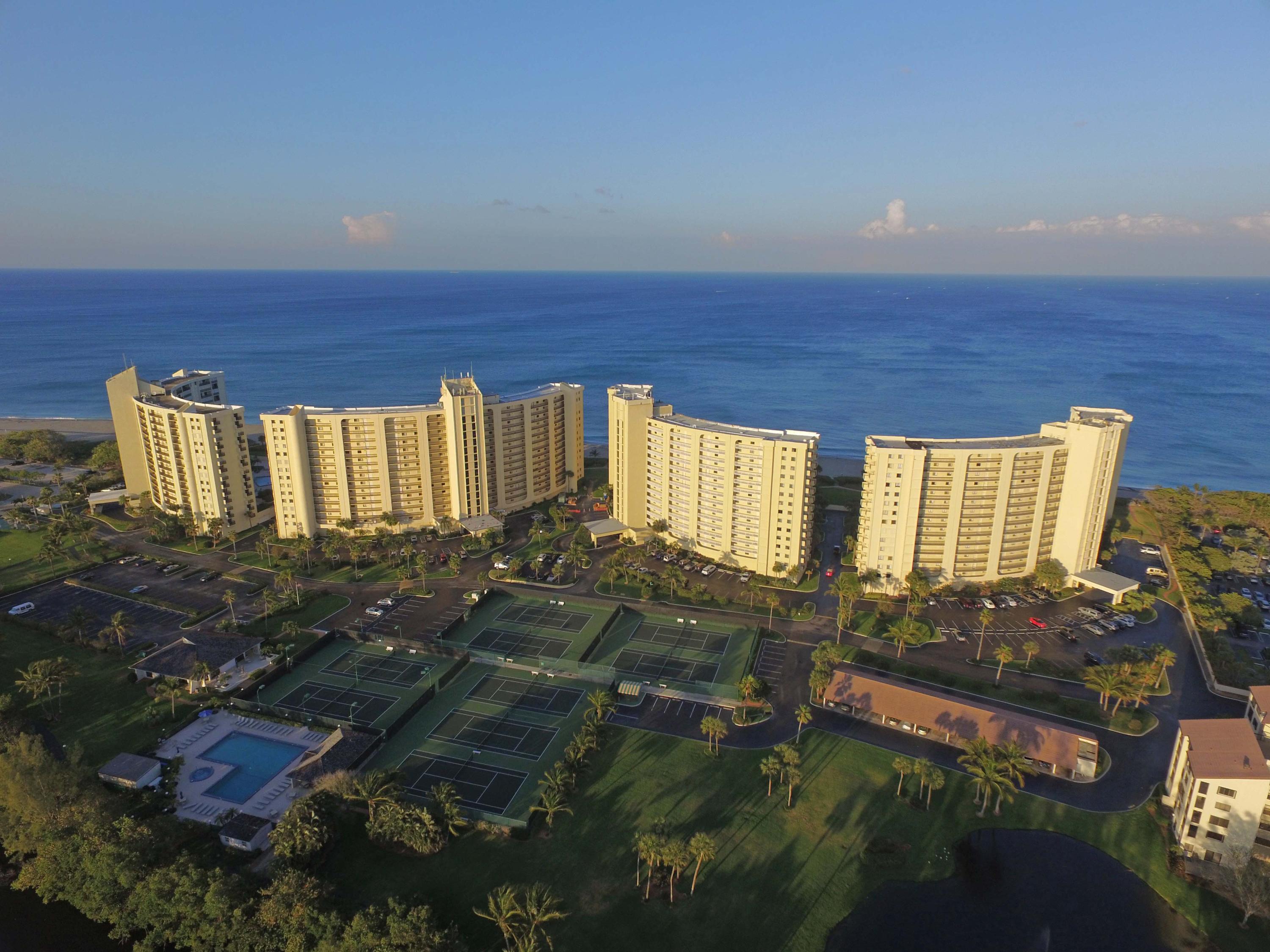 300 Ocean Trail Way, Unit 805 Jupiter, FL 33477 - Photo 3 of 27 Aerial 4 bldgs
