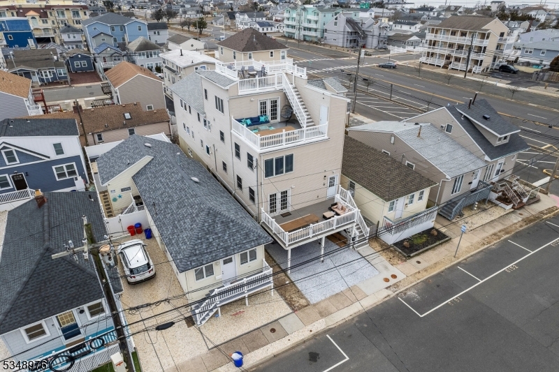 129 Franklin Avenue, Unit B Seaside Heights, NJ 08751 - Photo 19 of 22 an aerial view of residential houses with outdoor space