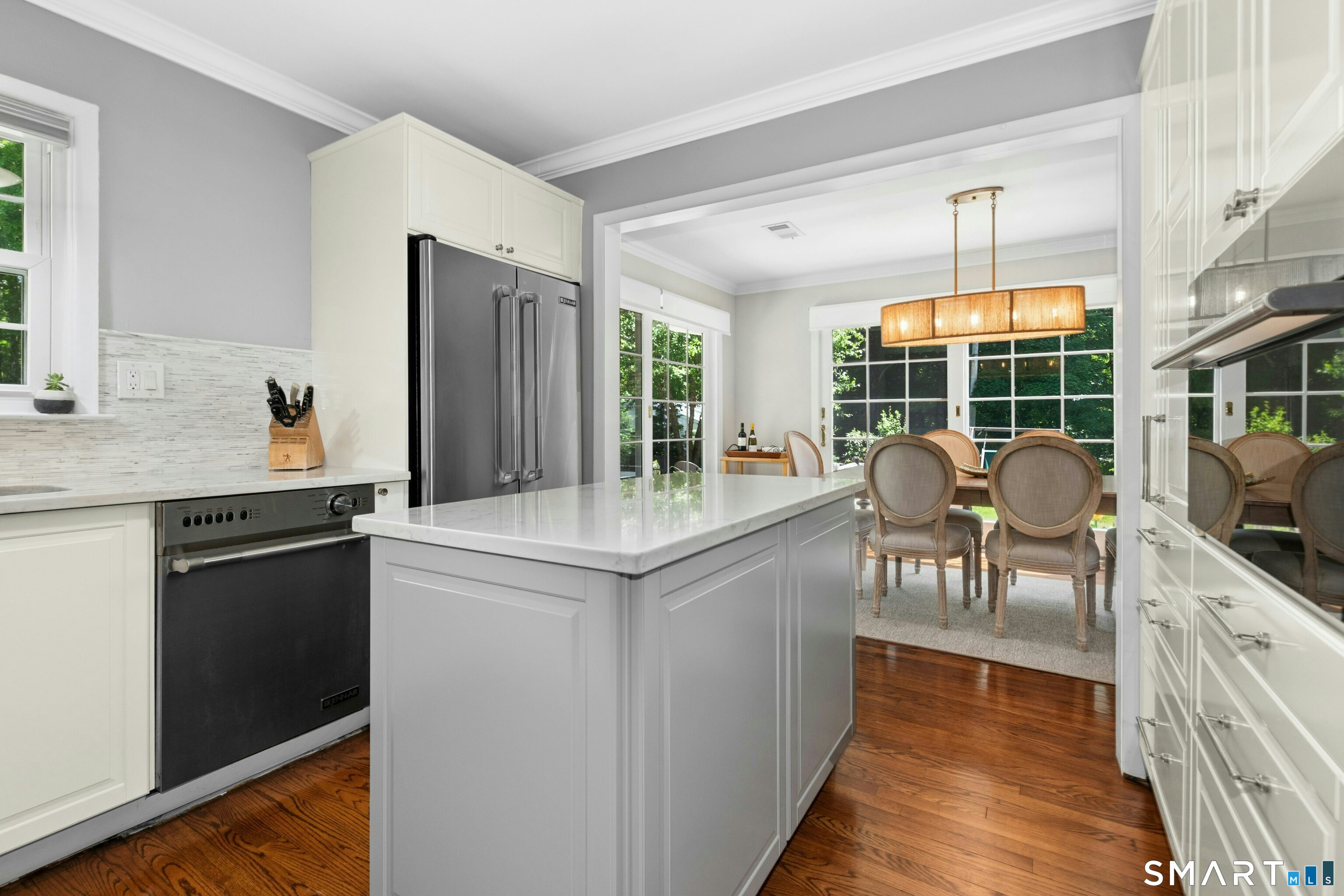 29 Old Farm Road Weston, CT 06883 - Photo 15 of 27 Another perspective of the kitchen approaching the dining room.