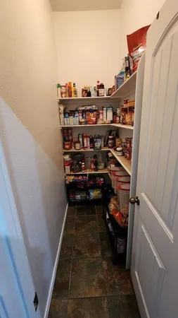 a view of a storage and utility room
