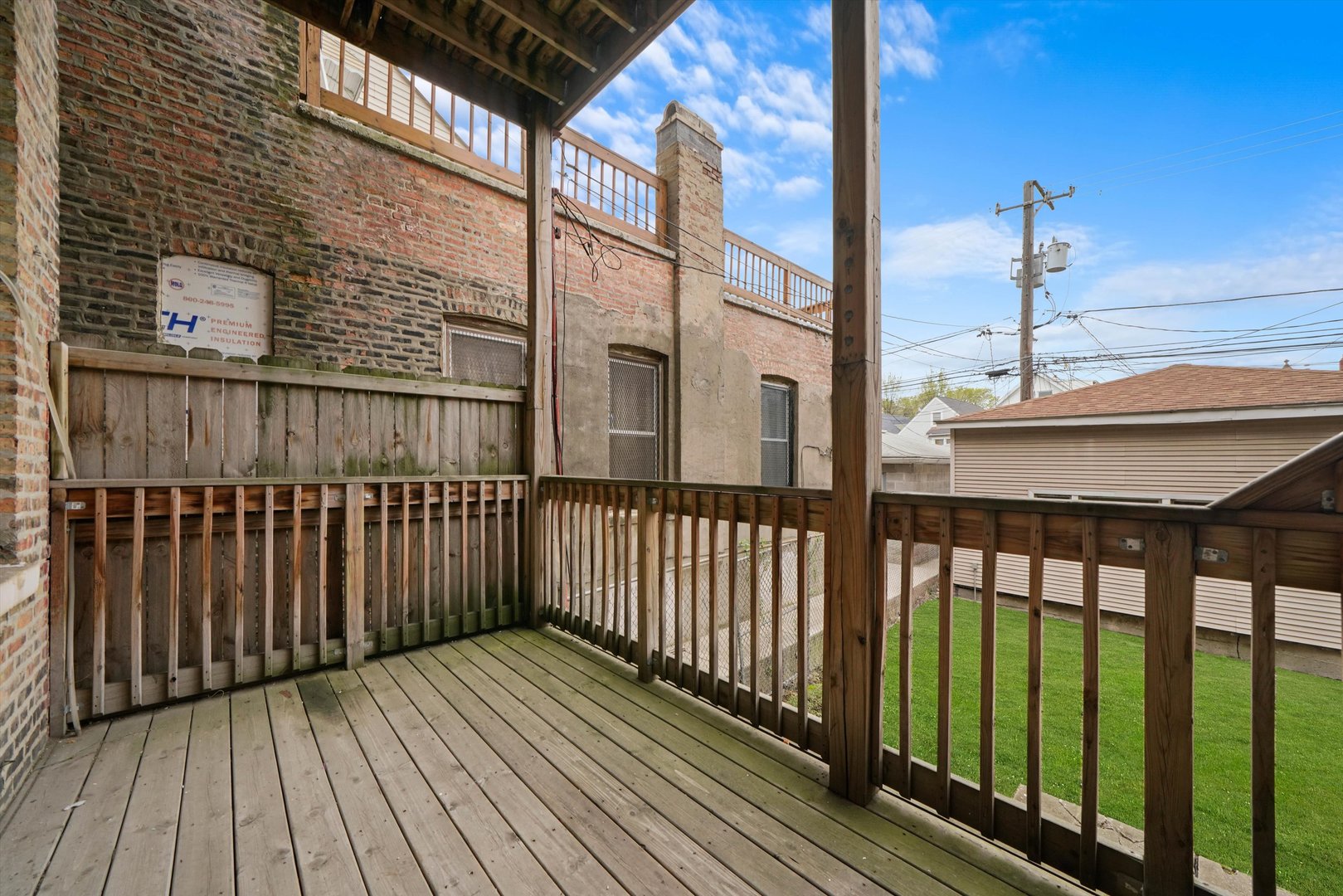 2140 West Cermak Road Chicago, IL 60608 - Photo 29 of 43 a view of a balcony with wooden floor