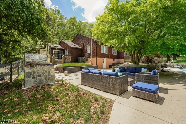a view of a house with couches in a patio