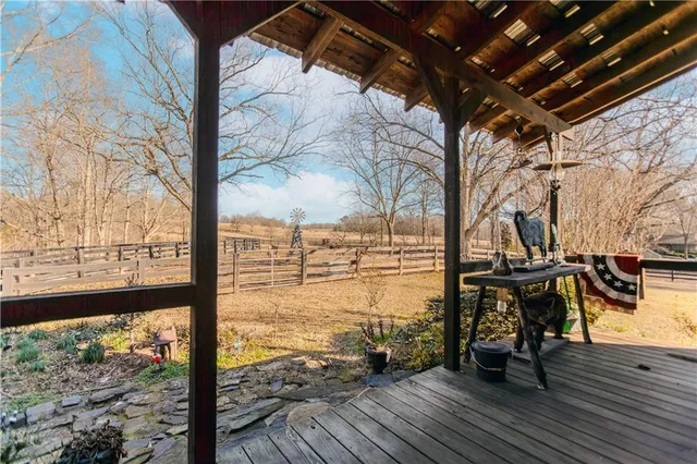 a view of a mountain from a balcony