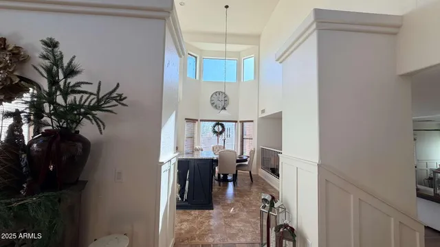a view of entryway with livingroom and furniture
