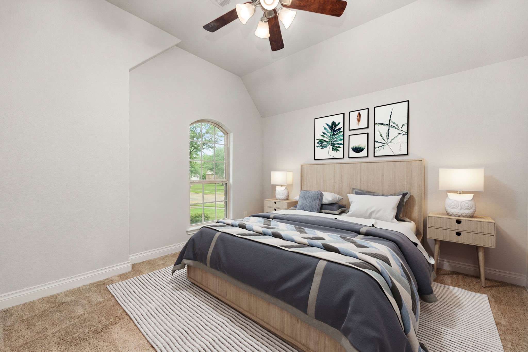 4103 August Light Court Fulshear, TX 77441 - Photo 19 of 33 a bedroom with a bed and a window