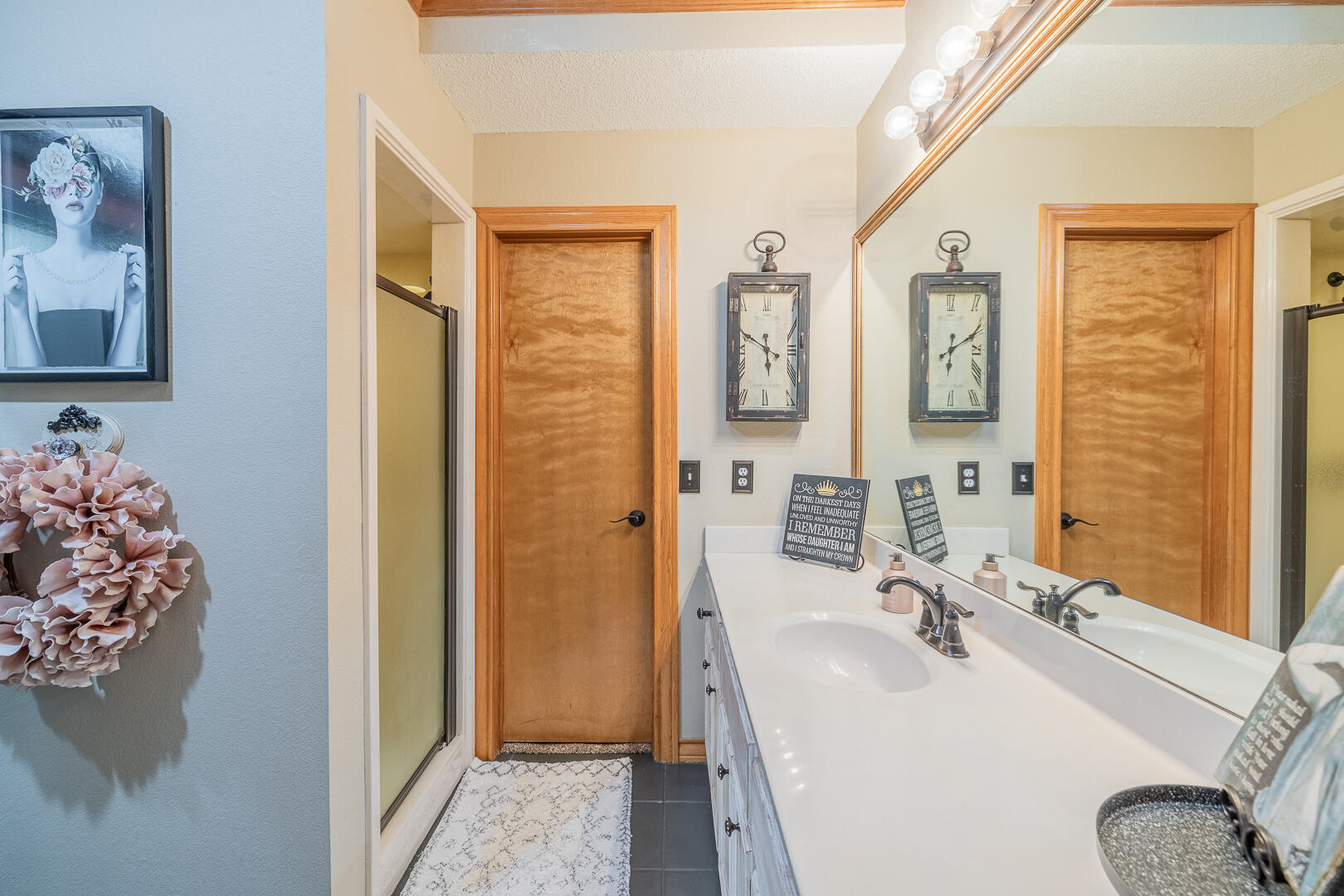 1005 N Avenue South Post, TX 79356 - Photo 15 of 49 a bathroom with a sink toilet and shower