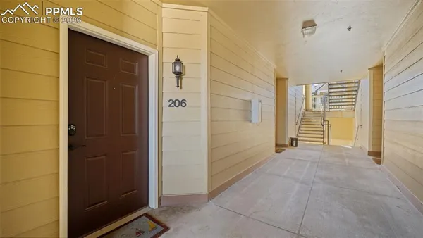 a view of front door