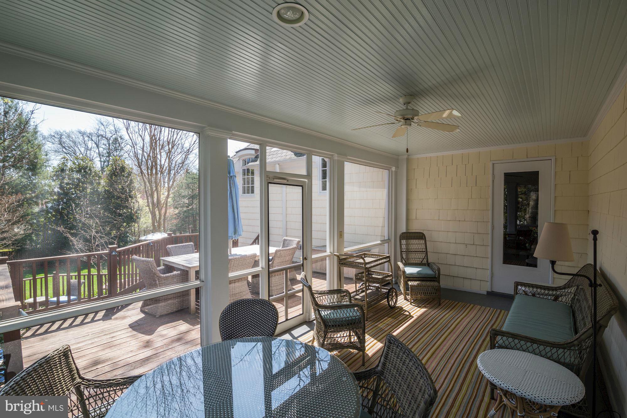 3300 Rittenhouse Street Northwest Washington, DC 20015 - Photo 3 of 30 Screen porch and multi-level deck