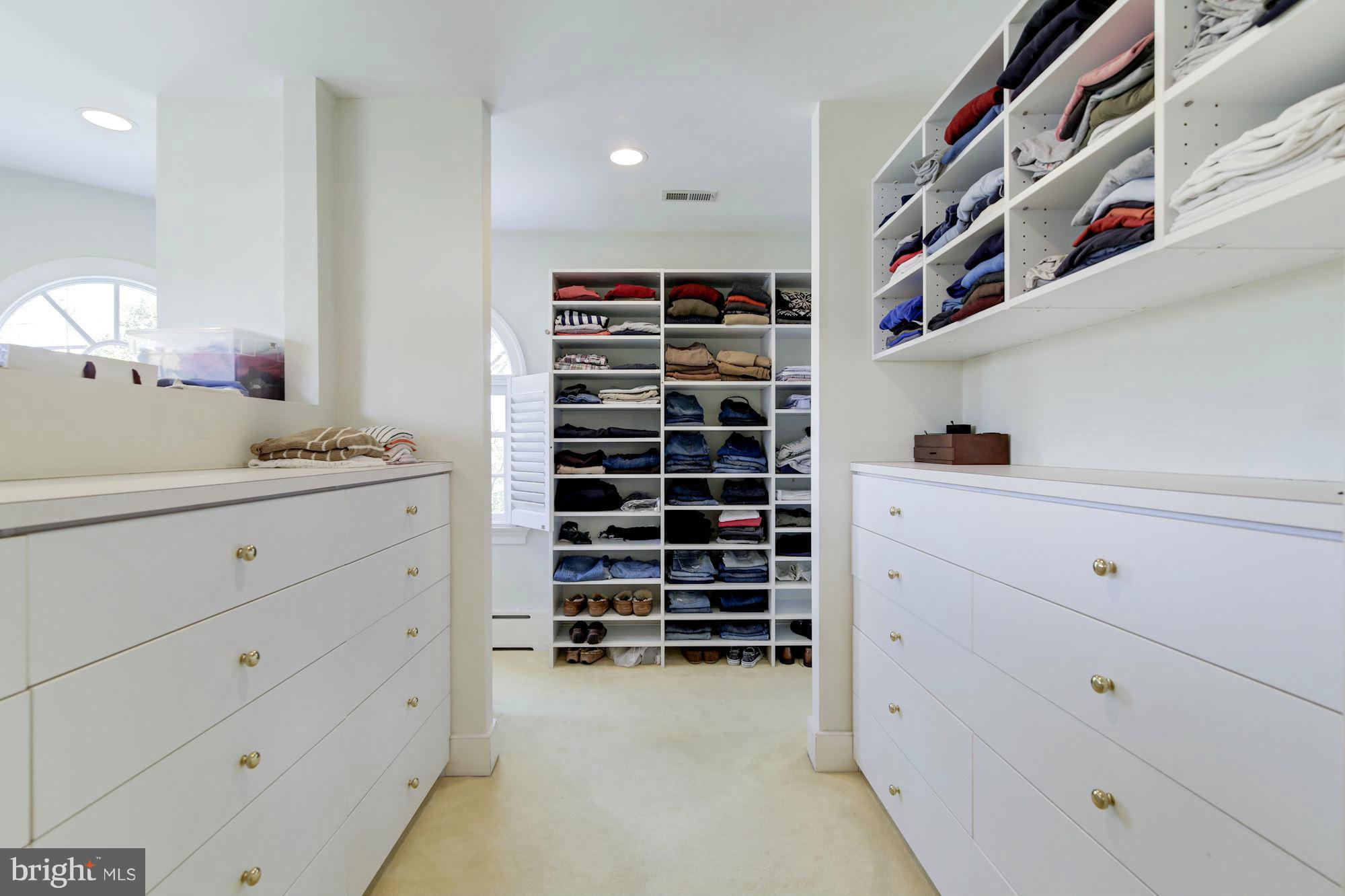 3300 Rittenhouse Street Northwest Washington, DC 20015 - Photo 22 of 30 Custom-fitted master walk-in closet