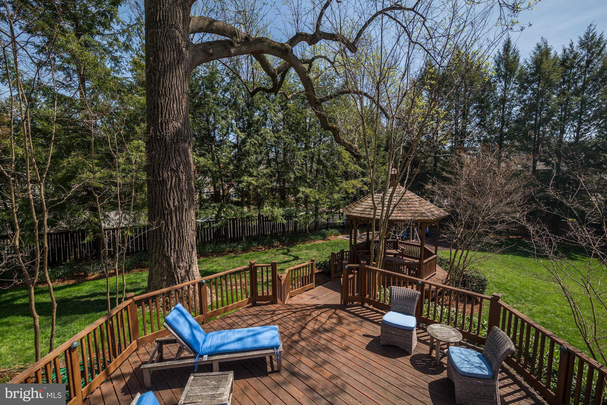3300 Rittenhouse Street Northwest Washington, DC 20015 - Photo 27 of 30 Multi-level deck with gazebo