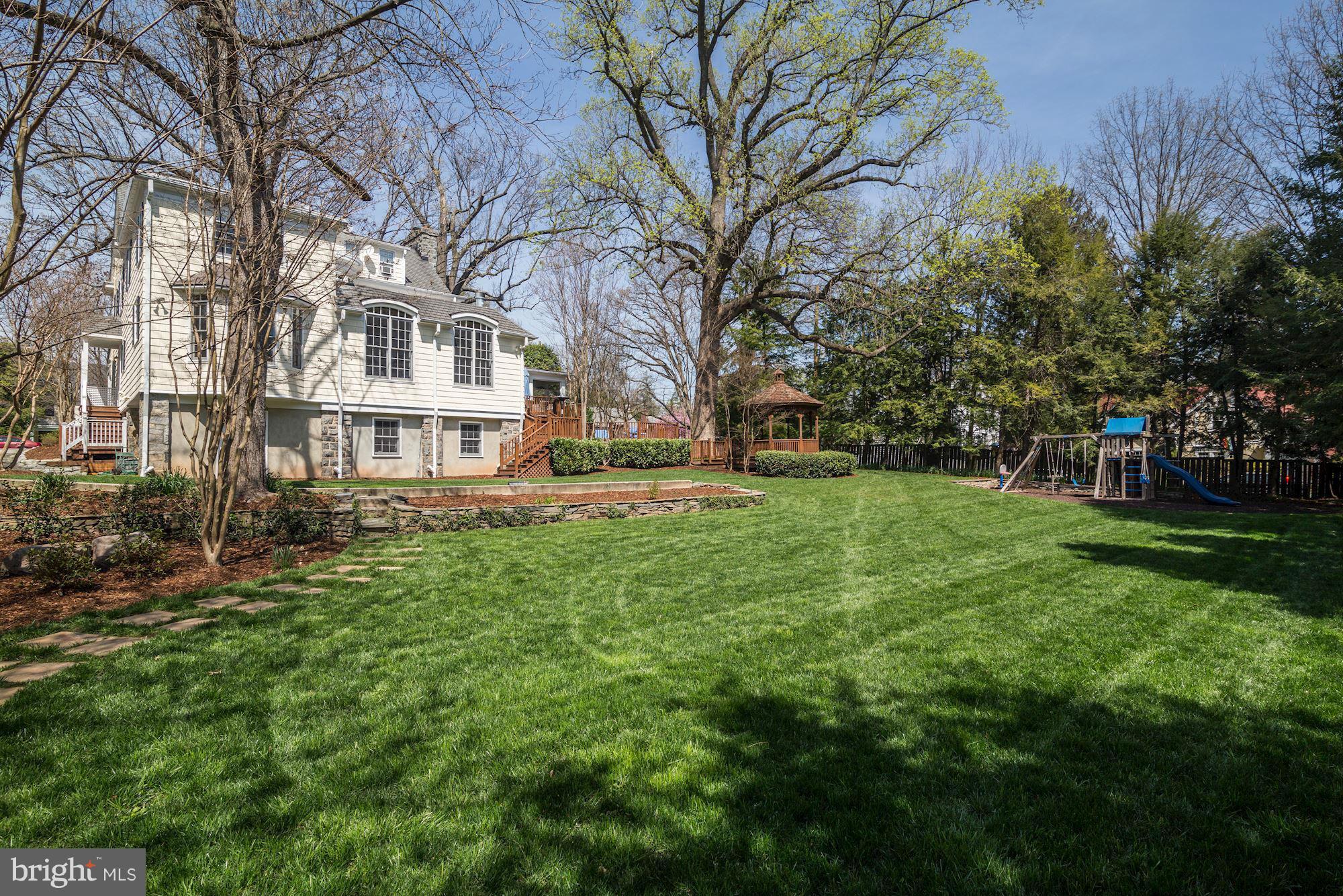 3300 Rittenhouse Street Northwest Washington, DC 20015 - Photo 29 of 30 Back yard showing second lot