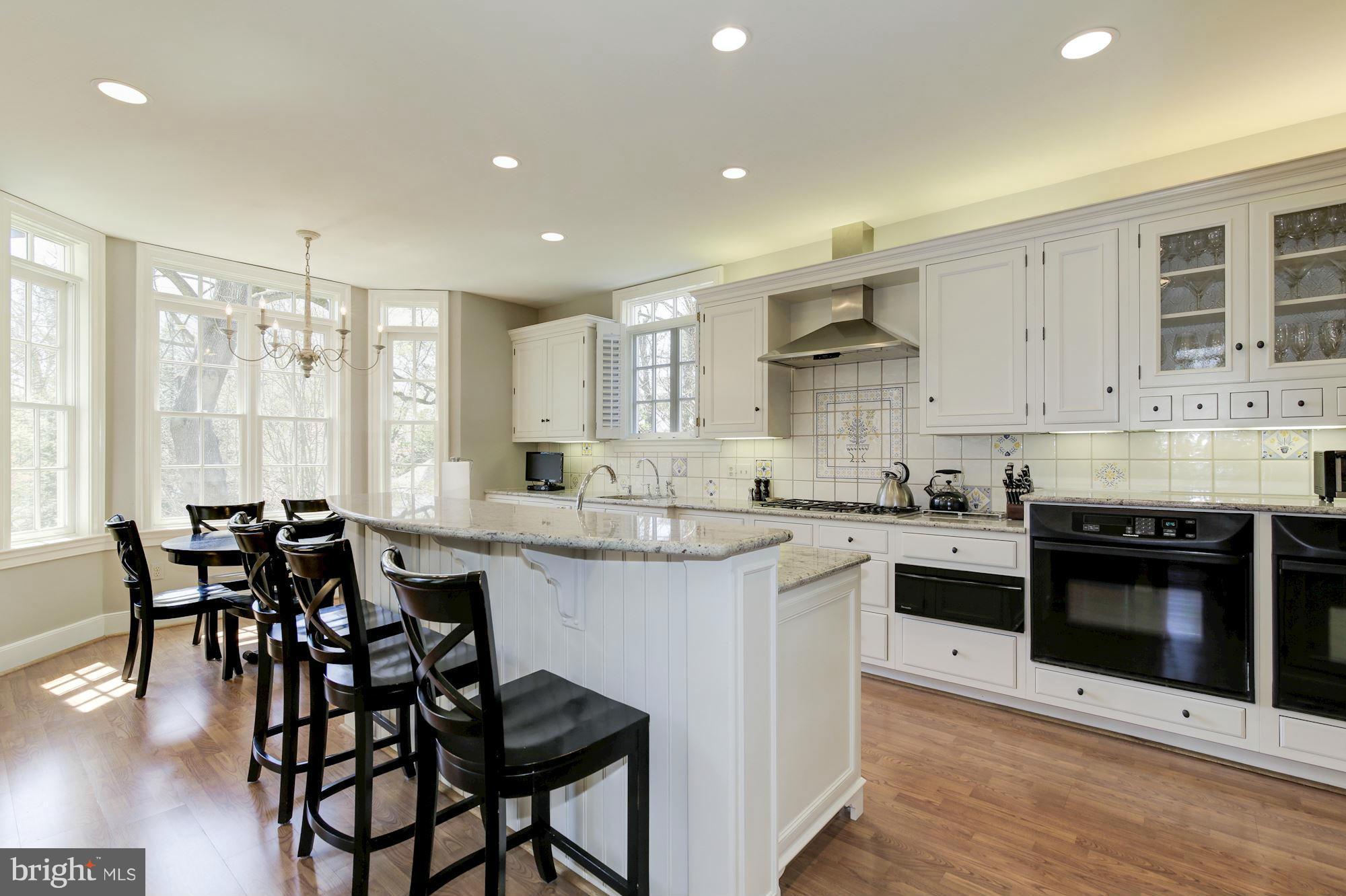 3300 Rittenhouse Street Northwest Washington, DC 20015 - Photo 8 of 30 Gourmet kitchen with island and table space