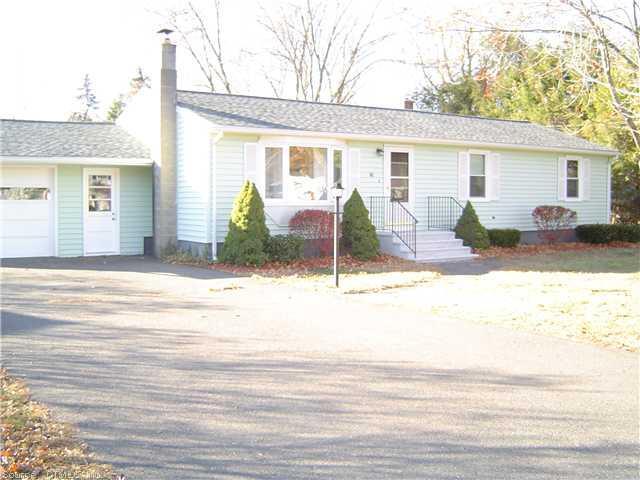 a view of a house with a patio