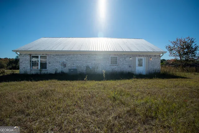 a backyard of a house