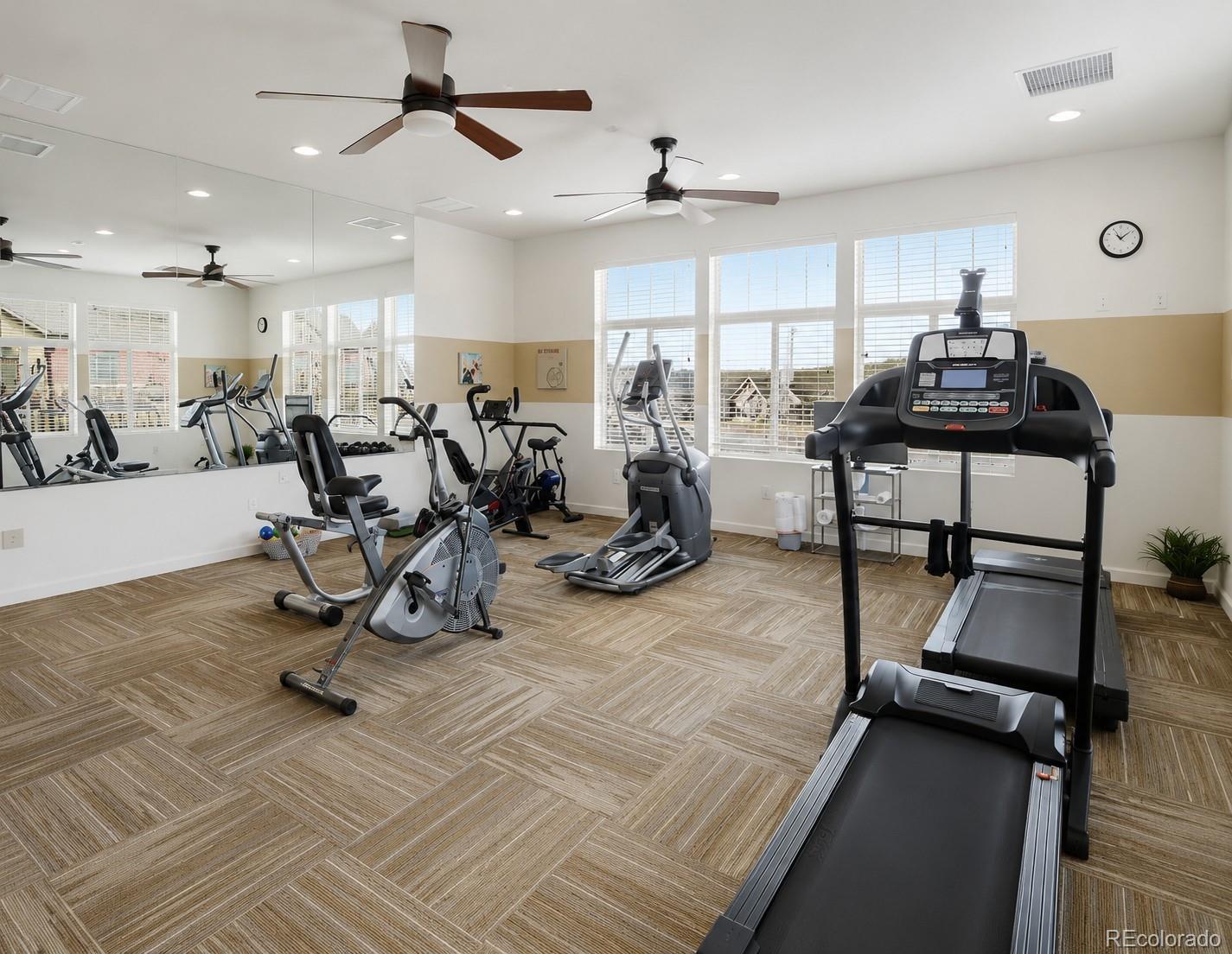 2028 South Flanders Way, Unit A Aurora, CO 80013 - Photo 28 of 30 a view of a room with gym equipment