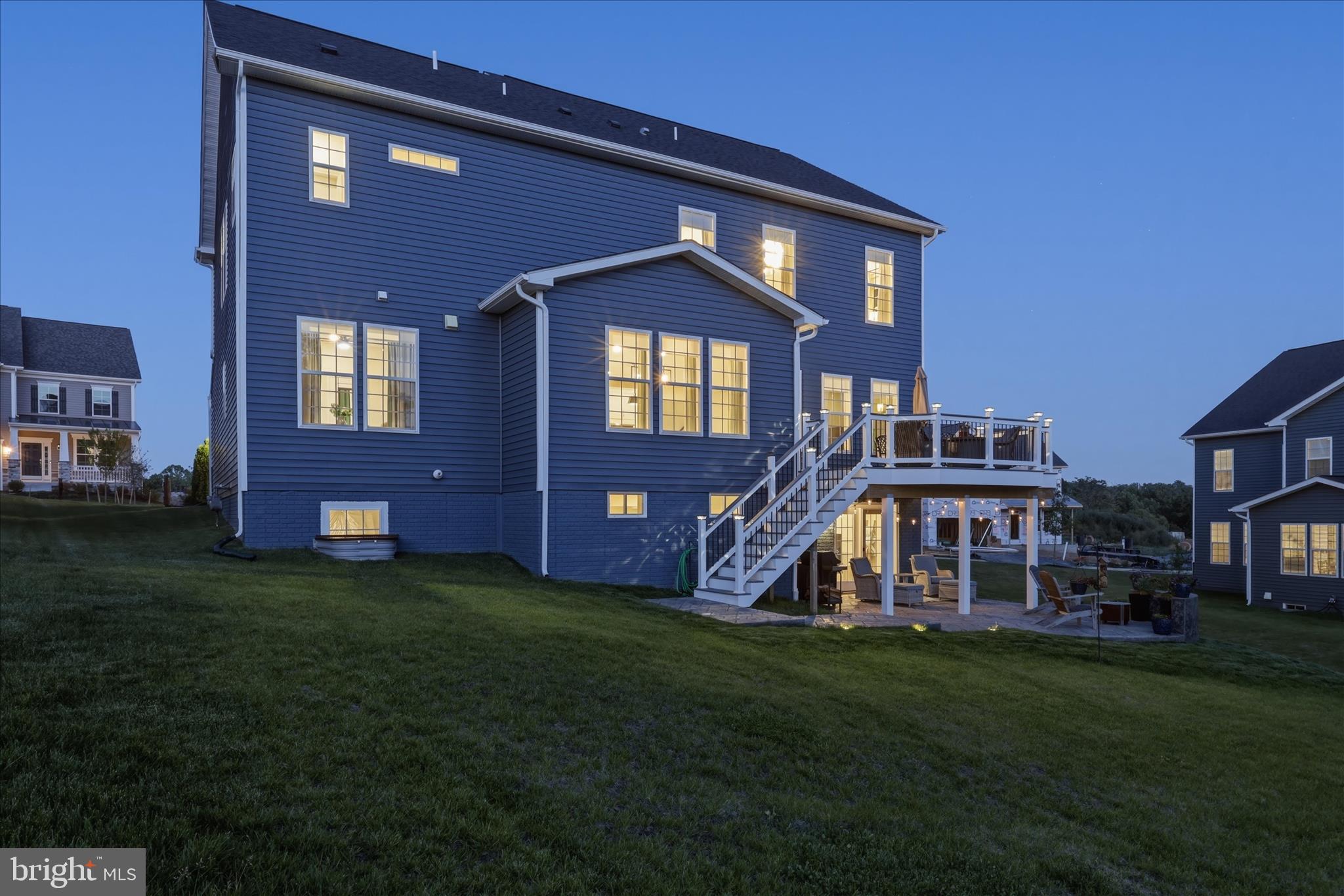 910 Enfield Farm Lane Brunswick, MD 21716 - Photo 48 of 87 Exterior Back Twilight