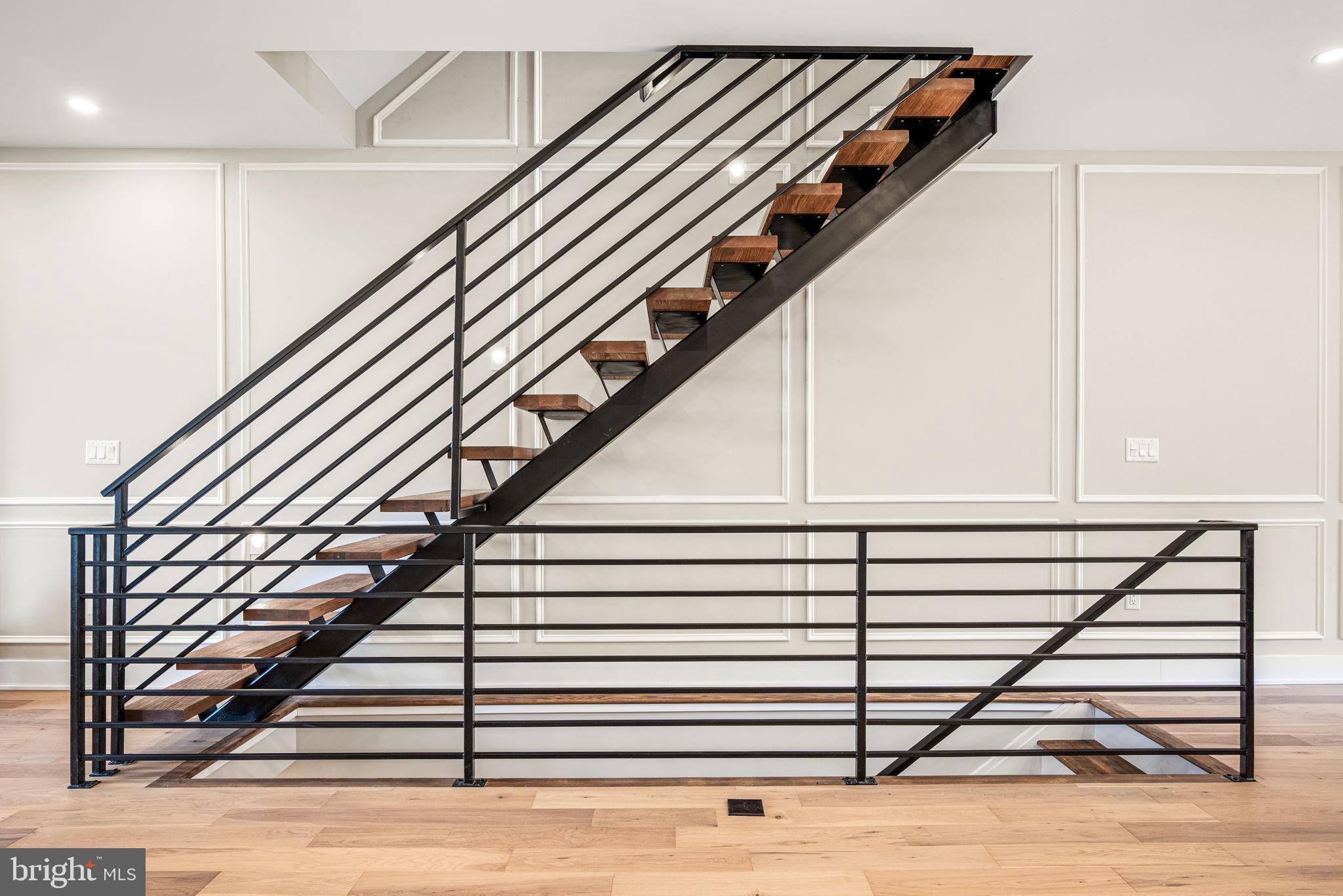 2032 Reed Street Philadelphia, PA 19146 - Photo 16 of 57 Floating Staircase to 2nd Floor