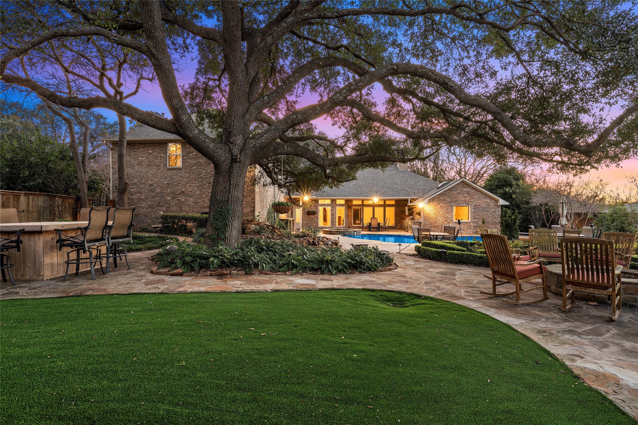 3740 Chimney Ridge Drive Waco, TX 76708 - Photo 2 of 50 a view of a house with a yard porch and sitting area