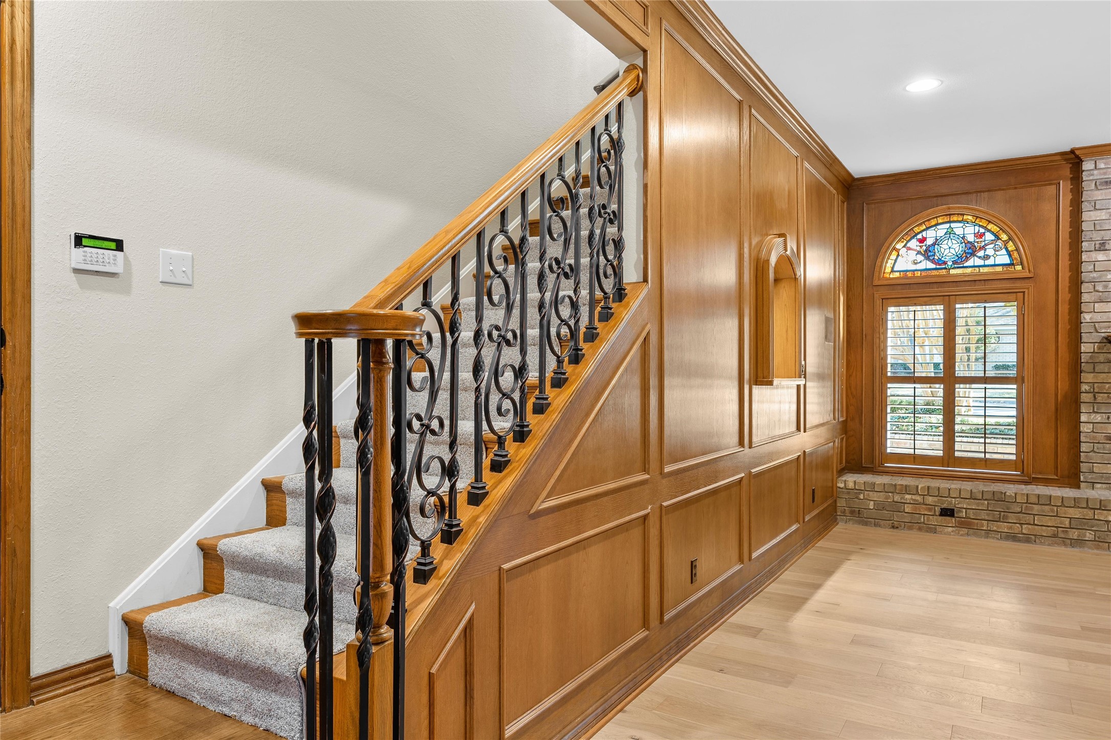 3740 Chimney Ridge Drive Waco, TX 76708 - Photo 26 of 50 a view of an entryway with wooden floor and stairs