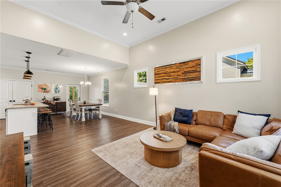 47 A Main Street Pelzer, SC 29669 - Photo 7 of 27 This inviting space features an open concept design, perfect for comfortable living and entertaining.