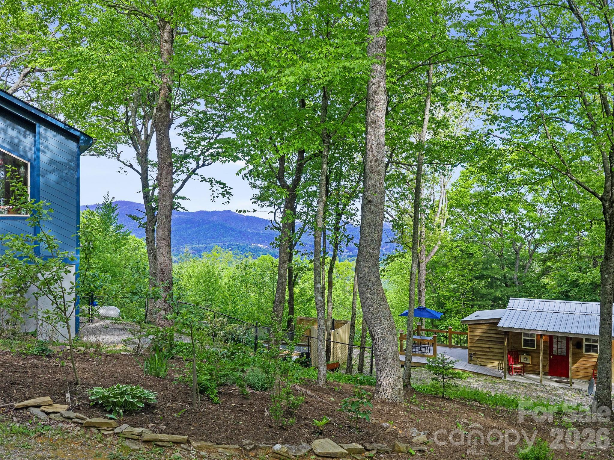 228 Continental Divide Road Spruce Pine, NC 28777 - Photo 36 of 48 a view of a house with a backyard