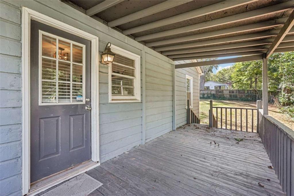 3465 Glen Road Decatur, GA 30032 - Photo 28 of 33 a view of outdoor space with wooden floor and windows
