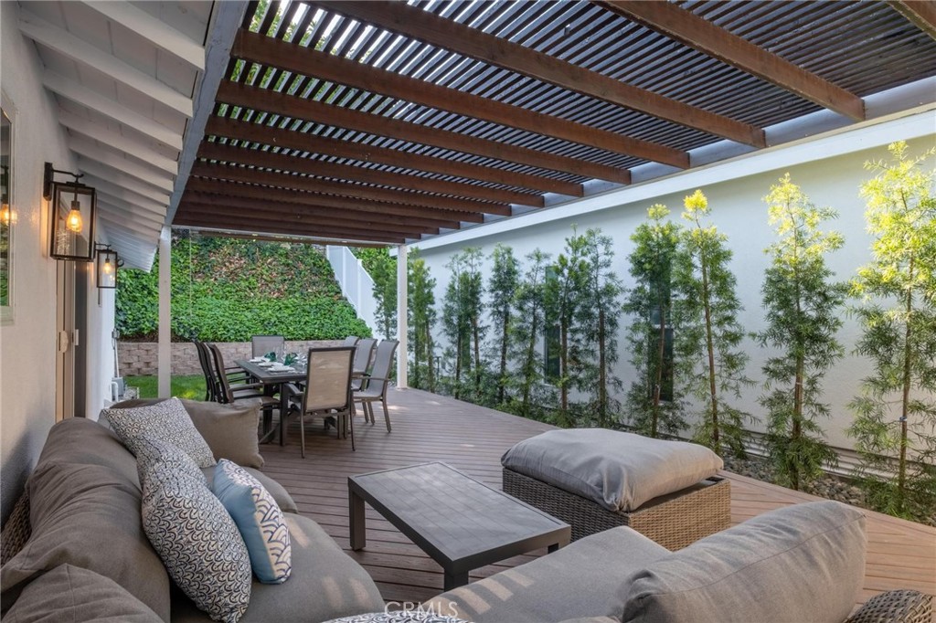 2219 Estribo Drive Rolling Hills Estates, CA 90274 - Photo 50 of 58 a view of patio with couches chairs and wooden floor