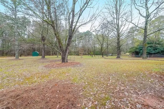 a view of outdoor space with trees